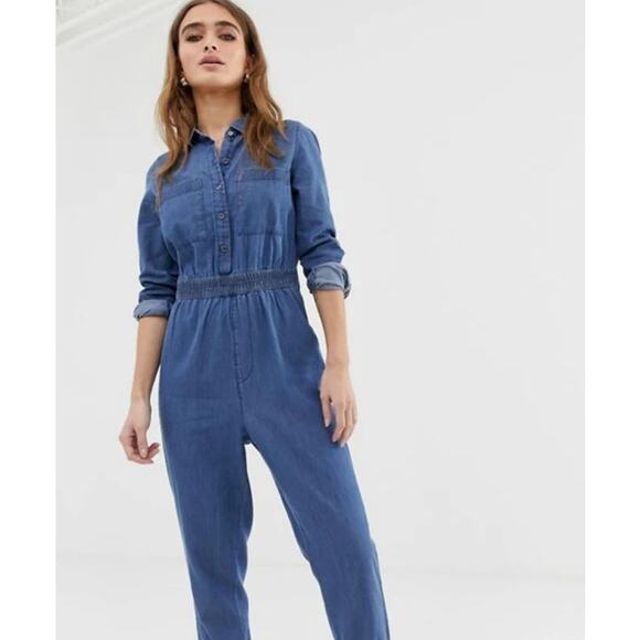 Noisy May  Denim Boiler Suit Size  M - Picture 6 of 7